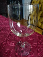 Yellow wine glass, height 15 cm. He has!