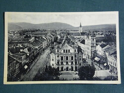 Postcard, Slovakia, box office, main square with the national theater, view, detail, Fried edition, 1939