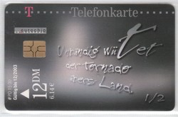 Külföldi telefonkártya 0100   (Német)