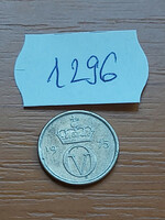 Norway 10 Ore 1975 copper-nickel, v.King Olav 1296