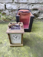 XIX. Century travel watch with original leather case #26