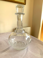 Old liqueur bottle with stopper