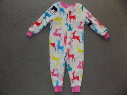 Deer pattern, warm pajamas, 12-18 months