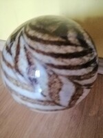Glass Spherical striped beautiful glass