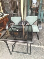 Art deco table with chairs