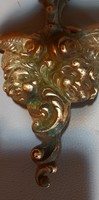 Antique angel-shaped copper lamp, negotiable wall arm in pairs
