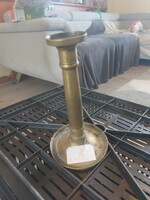 Copper candle holder, 22 cm, 495 gr