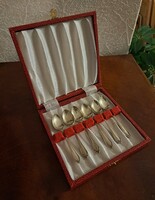 Antique sterling silver 925 mocha/coffee spoon set!