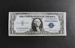 Rare, misprint! US $1 1935, vf, obverse print shifted up left.