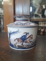 Old French Limoges hand-painted porcelain incense burner.