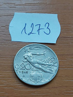 Italy 20 centesimi 1913 nickel, iii. King Victor Emmanuel 1273