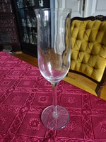 Champagne glass with stem, height 22 cm. He has!