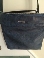Beautiful blue bag 29 cm high, 24 cm wide and 50 cm shoulder strap artificial leather