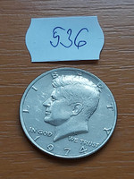 Usa 50 cents 1/2 dollar 1974 half dollar, john f. Kennedy, 536
