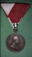 1914. József Ferenc bronze valor medal 