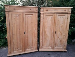 150 Cm. 2 pcs. Pine wood cabinet.