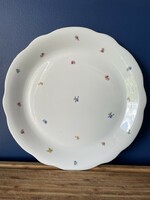 Zsolnay serving plate with small flowers