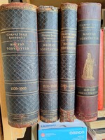 4 volumes slightly weathered but imposing corpus juris Hungariani only in one, for sale cheaply!