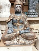 Extra beautiful healing buddha 65cm stone statue frost-resistant artificial stone feng shui Japanese garden builder