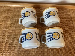 Astronaut Zsolnay children's mugs