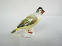 Aquincumi porcelán madár színes kismadár