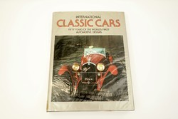 Retro car book in English / picture book / from the 1980s / old car