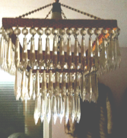 Ceiling crystal chandelier