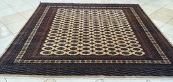 3127 Pakistani bokhara handmade wool Persian carpet 240x255cm free courier