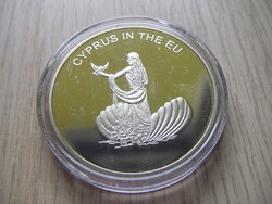 Egyesült Európa Emlékérem 100 Líra Cíprus  2004 Zárt bontatlan kapszulába + Tanúsítvány