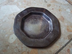 Old silver-plated small tray, coaster