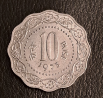 India 10 rupia (paise) 1986 (1609)