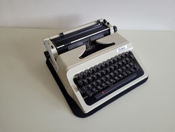 Retro gdr pocket typewriter mid century german erika robotron typewriter