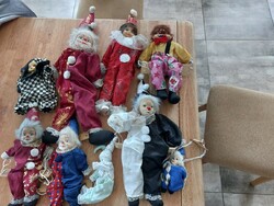 (K) clown doll collection for sale together
