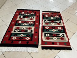 3642 Beautiful cleaned Toronto handmade rug set 90x150+70x145cm free courier