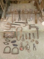 Old folk instruments and tools
