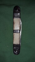 Antique. Marked metal / stylish knife with bone handle, 14 cm, blade 6 cm, according to the pictures