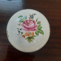 Herendi rose pbr patterned porcelain bonbonier
