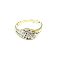 Stoned gold ring (zal-au122066)