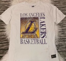 L.A. Lakers, nba snow-white flawless T-shirt, original marked in several places