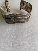 Unique special corrugated steel bracelet