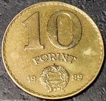 Hungary 10 forints, 1989.
