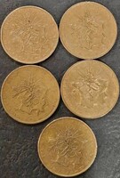 France 10 franc lot (5 pieces)