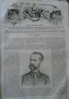 D203426a p261 painter Henrik Weber - woodcut and article - 1866 newspaper cover