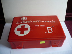 First aid kit, equipment