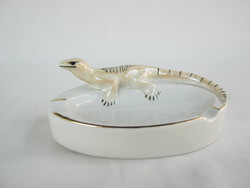 Retro ... Sawely porcelain lizard lizard ashtray ashtray