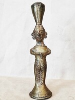 Régi indiai dhokra /dokra bronz szobor