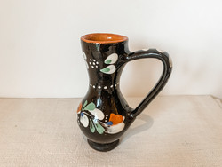 Small ceramic goblet, small jug, spout, ceramic ornament