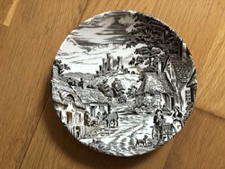 Old English Village -  Wedgwood   porcelán tányér