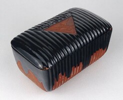 1R746 old falk-dose art deco ceramic box bonbonier