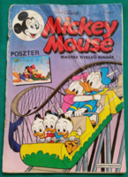'Walt Disney: Mickey Mouse 1991/7. - SZÍNES KÉPREGÉNY, kopott, sérült